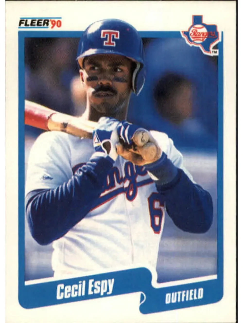1990 Cecil Espy Fleer Baseball Card #295